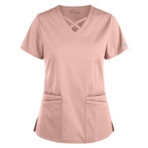 Butter-Soft STRETCH Women's 4-Pocket Crisscross Scrub Top
